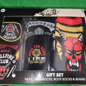 Stranger Things Hellfire Club gift Set NEW!!!!!